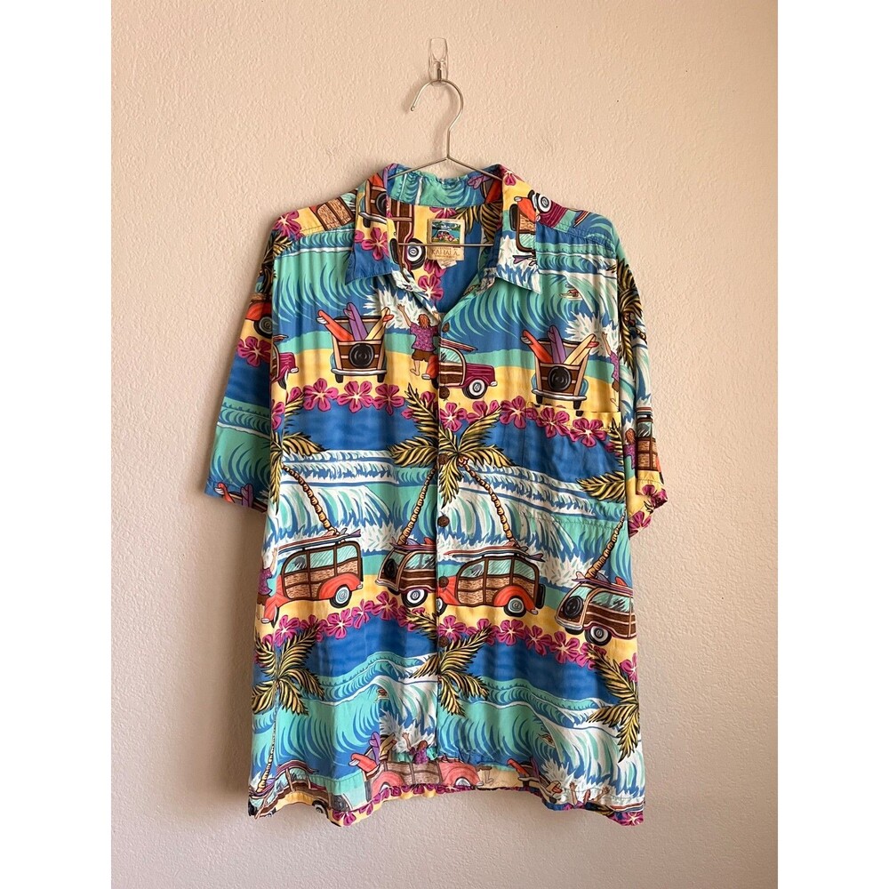 Kahala x Ron Anderson Collection Hawaiian Button Down Size XXL